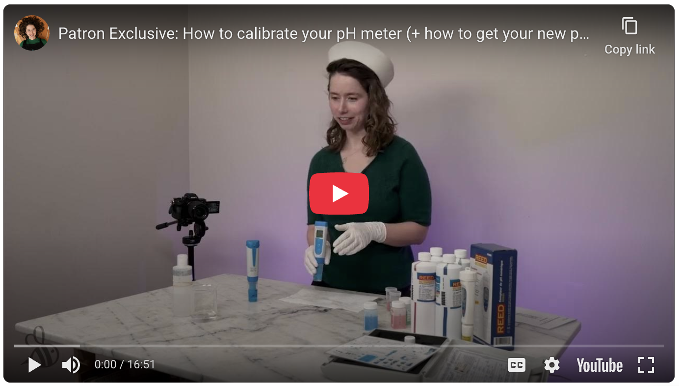 How to calibrate your pH meter 